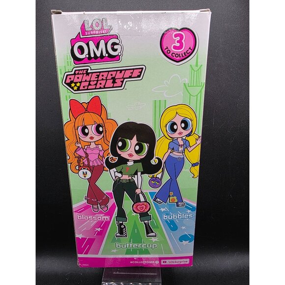 LOL Surprise! O.M.G. Powerpuff Girls Buttercup Doll With 8 Accessories Green & B - Picture 5 of 10